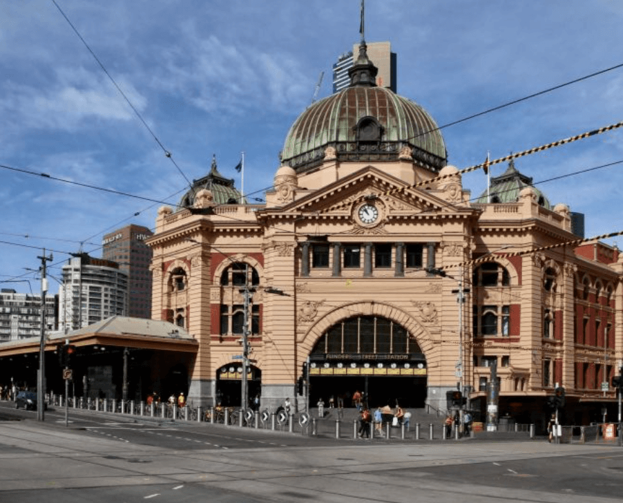 flinders street station, melbourne