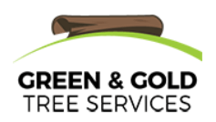 Green & Gold Tree Services Logo