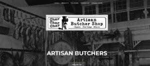 Char Char Char Butchers's Website Screen Shot