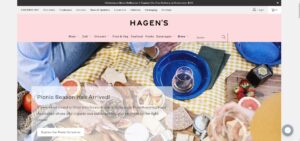 Hagen's Organics Website Screen Shot