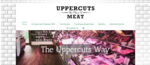 Uppercuts The Place to Meat's Website Screen Shot
