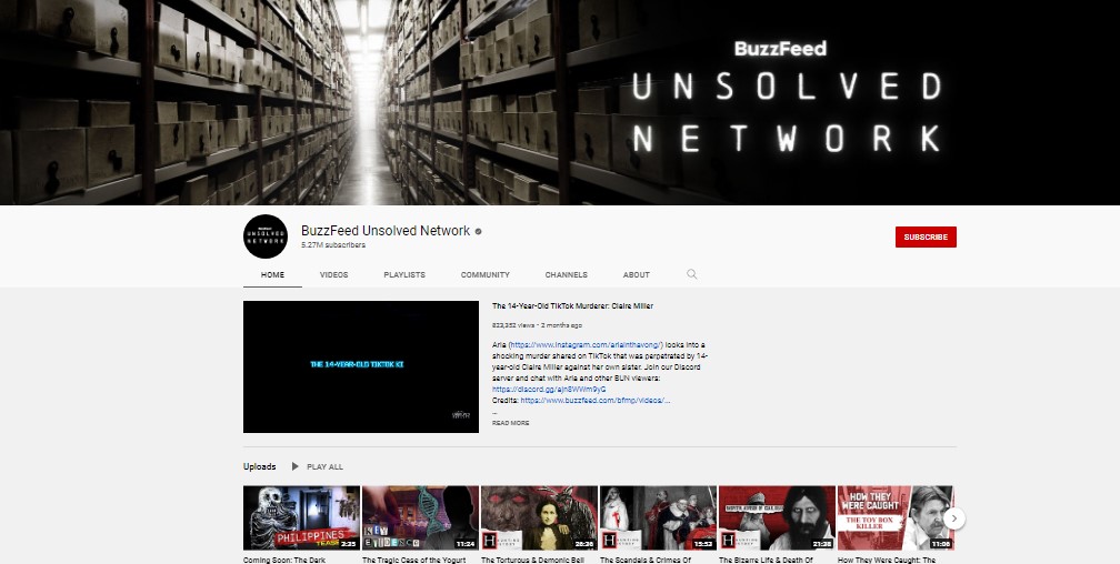 Buzzfeed Unsolved Network - Melbourneaus