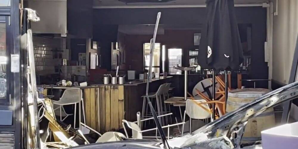 Two days after being attacked again, a Melbourne business was severely damaged