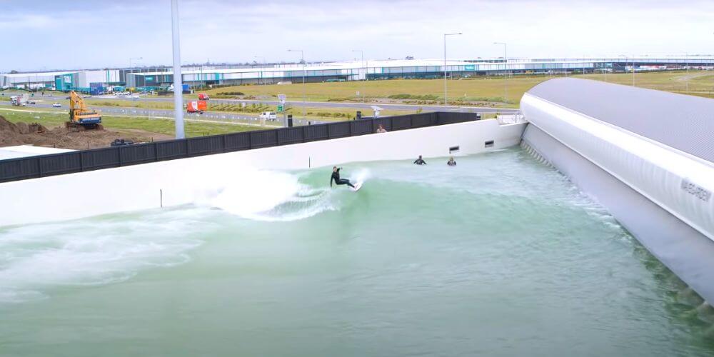 An URBNSURF incident has left a surfer in critical condition