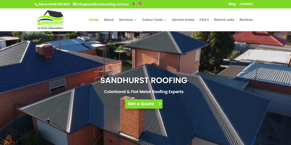 sandhurst roofing