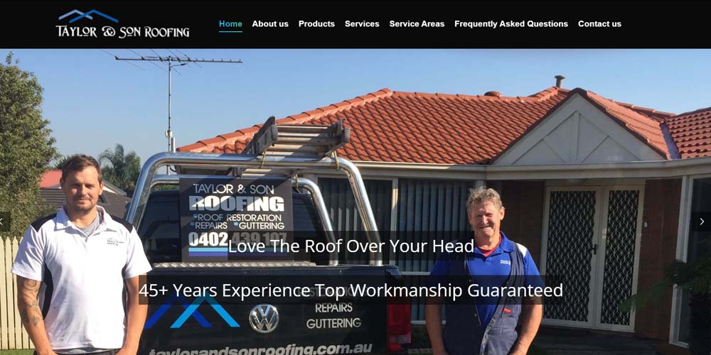 taylor and son roofing