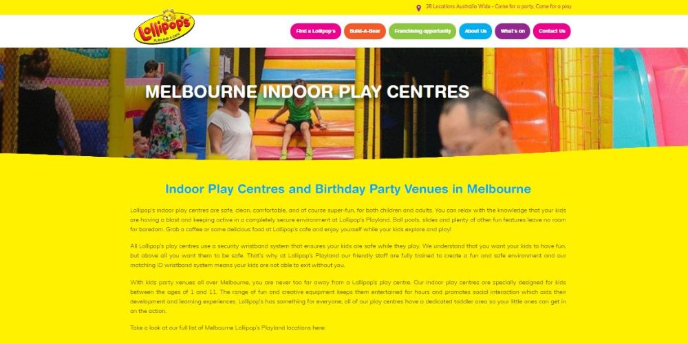 Lollipops Playcentre Melbourne