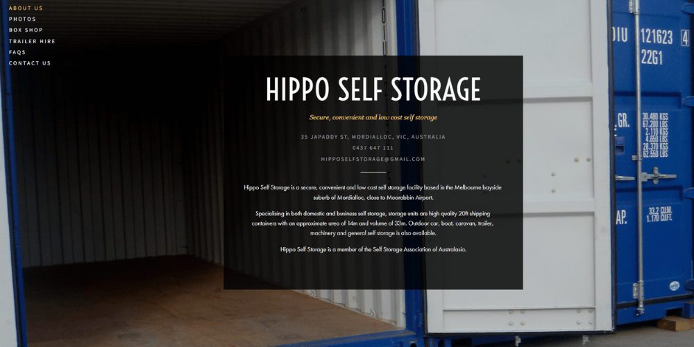 Hippo Self Storage Melbourne