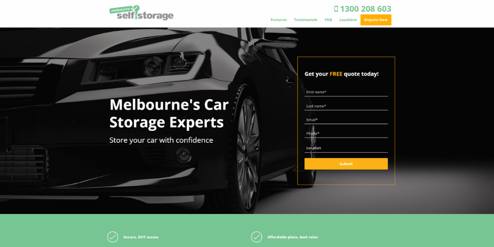 Melbourne Car Storage