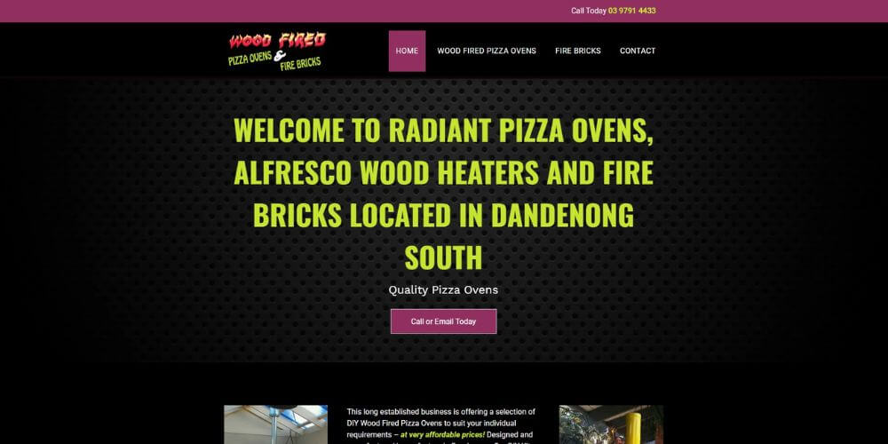 Radiant Pizza Firebricks