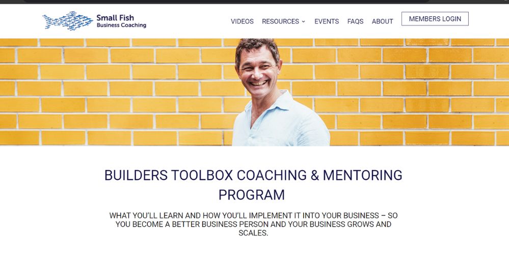 small fish business coaching